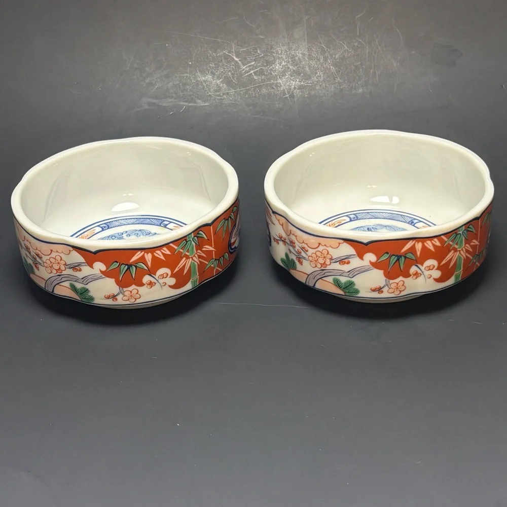 Georges Briard HEIRLOOM Japanese Bone China Bowls Set of 2